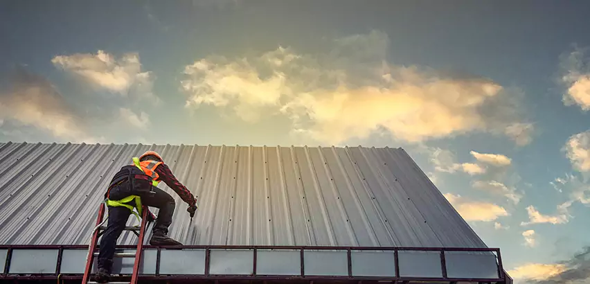 Commercial Built-Up Roof Installation in Schaumburg