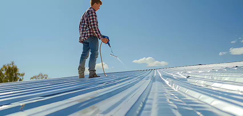 EPDM Roofing Installation Drip Edge in Schaumburg