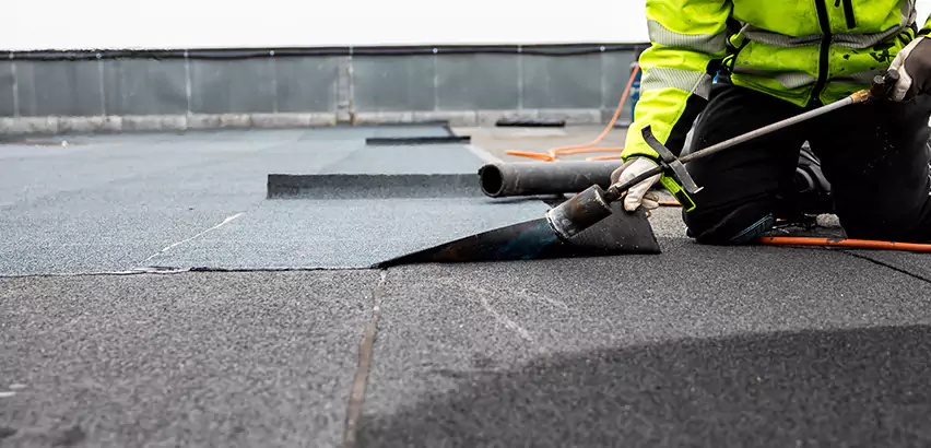 Residential Flat Roof Repair in Schaumburg