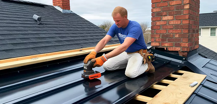 Metal Barn Roof Replacement in Schaumburg