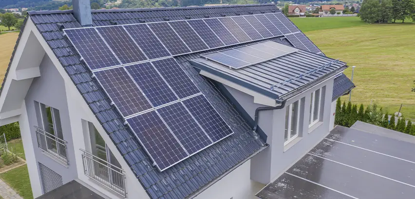Residential Solar Roof Installation in Schaumburg