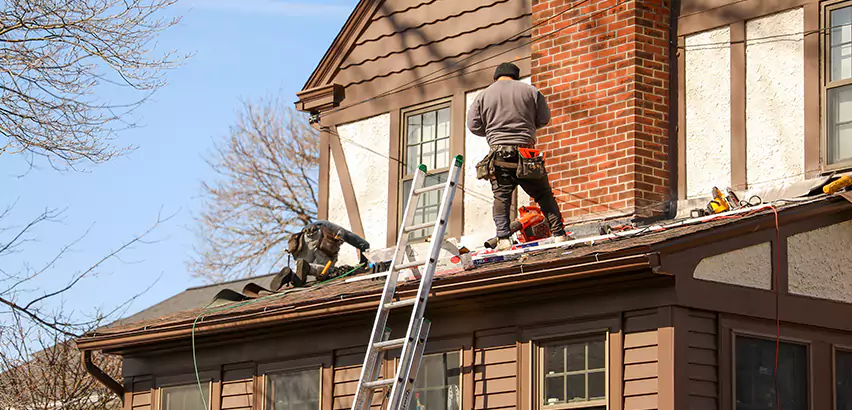 Roof Siding Trim Repair in Schaumburg