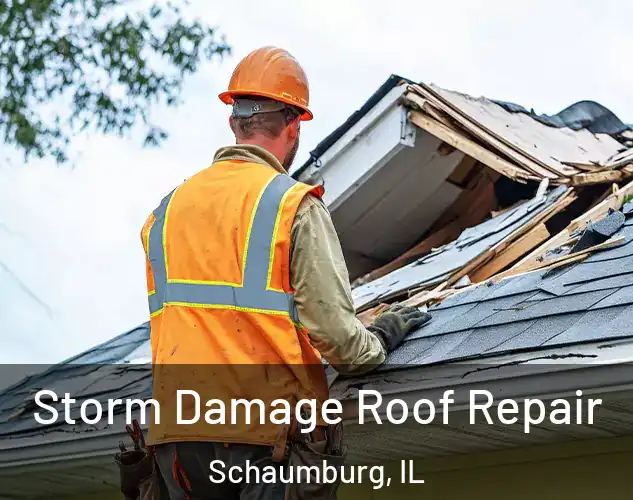  Storm Damage Roof Repair Schaumburg, IL